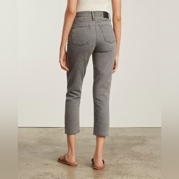 NWT Everlane 90’s Cheeky Jean in Grey sz 26 CROP - Picture 2 of 11